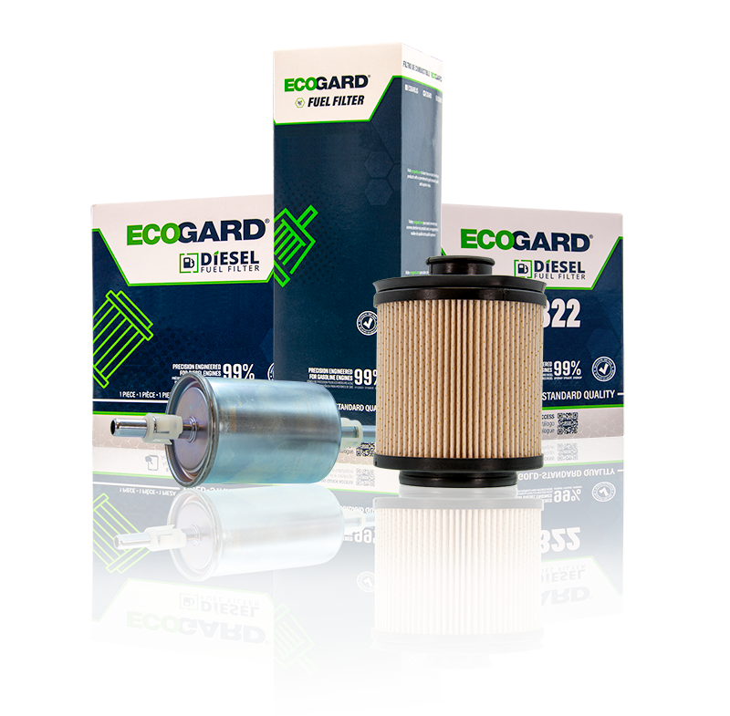 ecogard fuel filters product collage