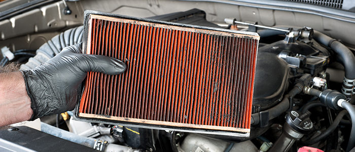 a dirty air filter